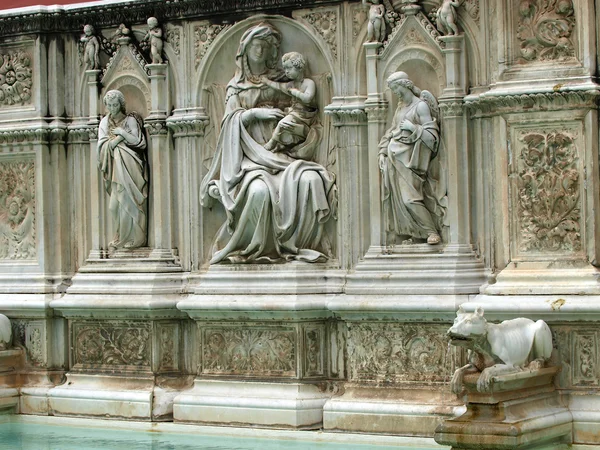 stock image Siena - the Fonte Gaia