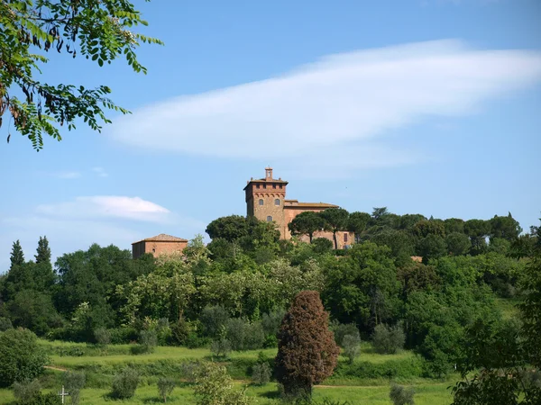 A bela paisagem da Toscana . — Fotografia de Stock