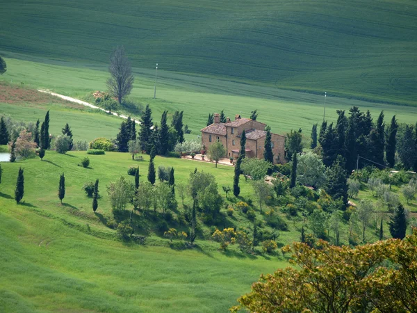 The landscape of the Val d 'Orcia. Тоскана. Италия — стоковое фото