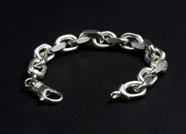 stock image Silver bracelet