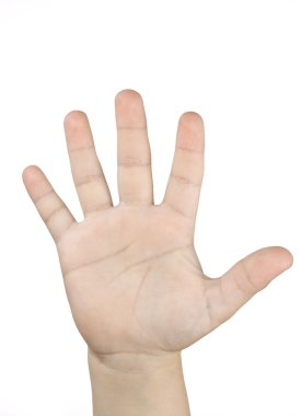 Five fingers clipart