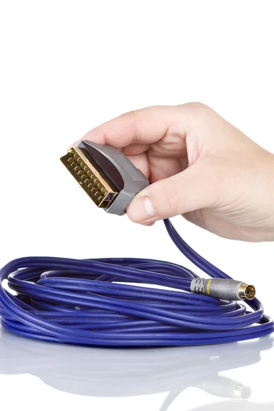 Mantenga el cable — Foto de Stock