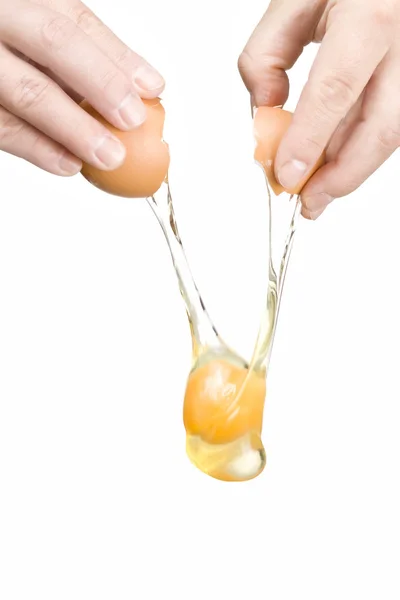 Droping vajíčko — Stock fotografie
