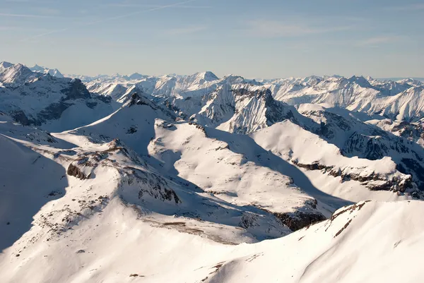 Alpes suíços no inverno — Fotografia de Stock