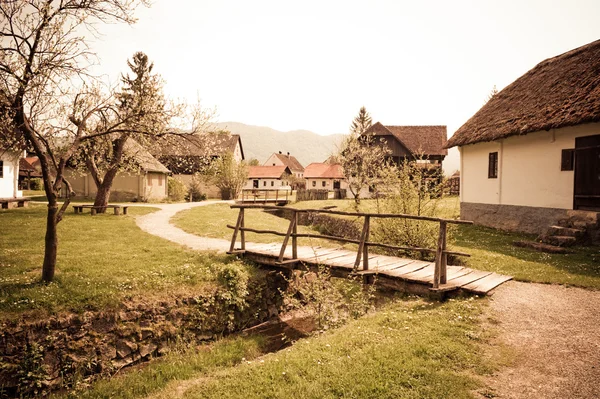 Small Village in Croatian countryside — Stock Photo, Image
