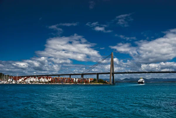 stock image Stavanger town coastline