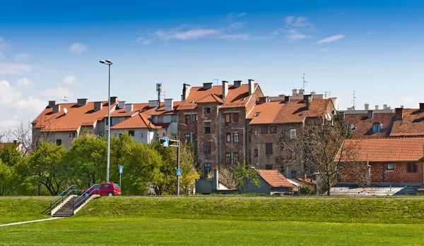 stock image Old residential houses in Zagreb