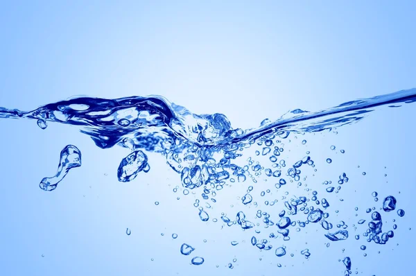 Ondas de água azul claro — Fotografia de Stock