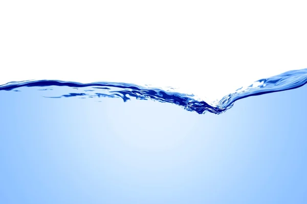 Mavi su dalgaları temizleyin — Stok fotoğraf