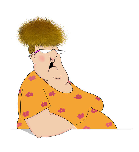 Смешная говорящая леди
