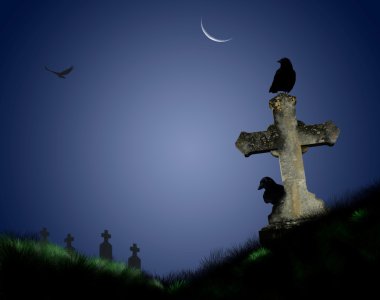 Graveyard clipart