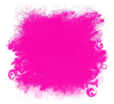 Pink Grunge Paint Smear Background clipart