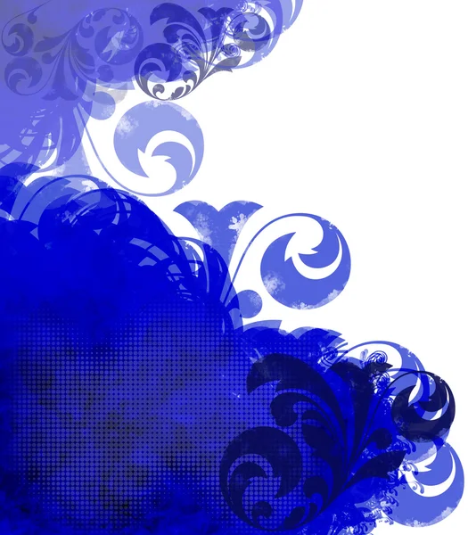 Grunge Flourish Background vertical — Stock Photo, Image