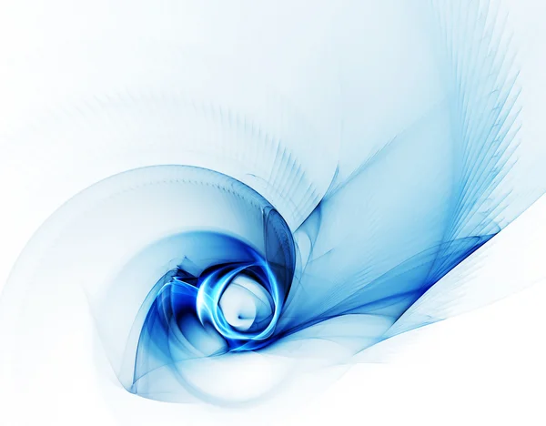 Movimento rotacional azul dinâmico abstrato — Fotografia de Stock