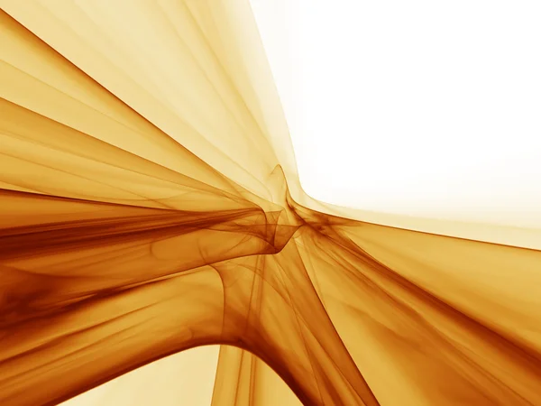 Dynamische gouden bewegingen, stromende energie — Stockfoto