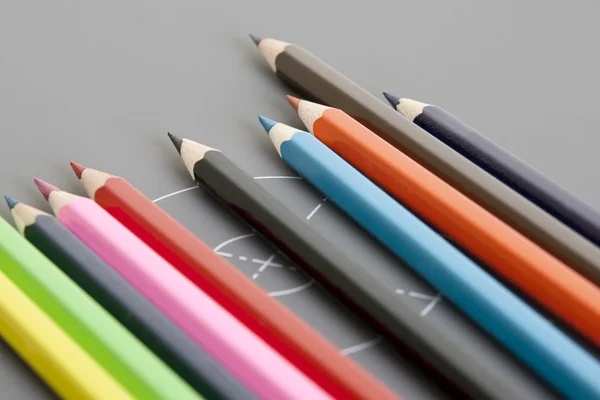 Renkli kalemler Stok Resim