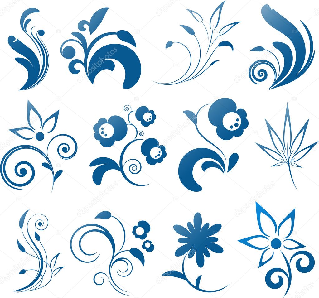 Collection of vector design elements
