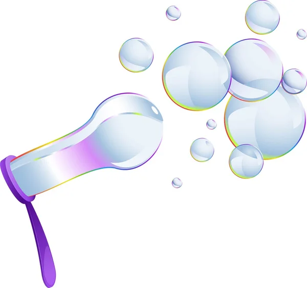 Giocattolo delle bolle di sapone — Vettoriale Stock