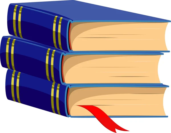 Стопка книг — стоковый вектор