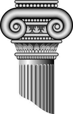 Ionic columns clipart