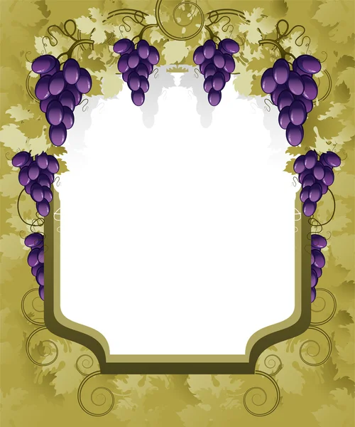 Grape Background — Stock Vector