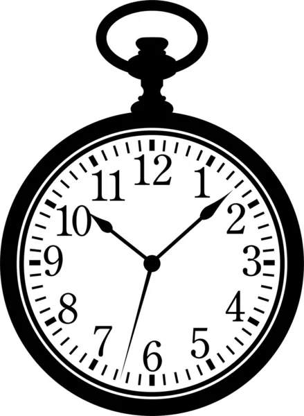 Reloj de bolsillo — Vector de stock