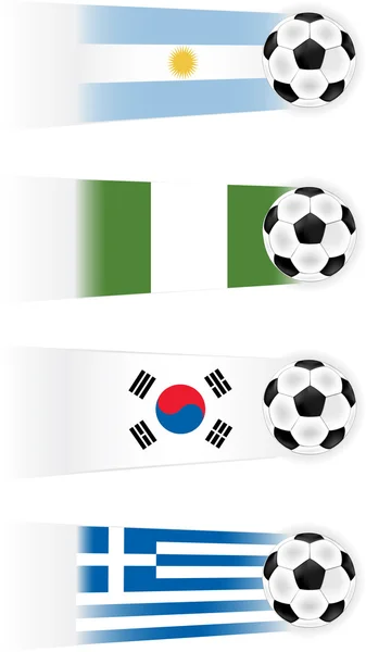 Soccer Group B Teams clip art — Stock Vector