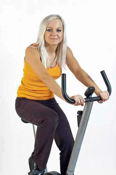 Bicycle fitness — Stock Photo, Image