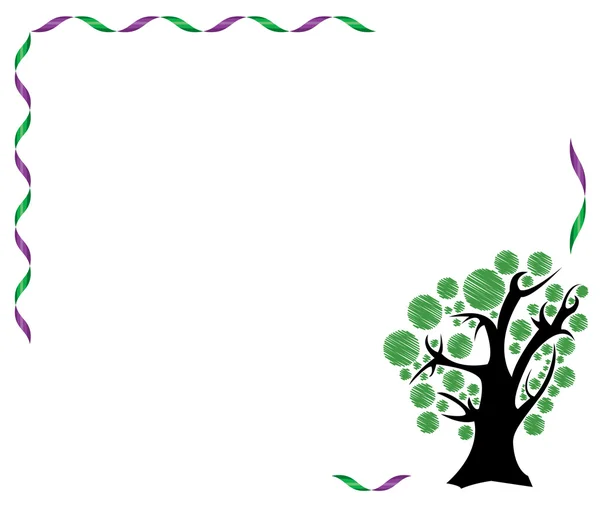 Διάνυσμα δέντρο φόντο — Διανυσματικό Αρχείο