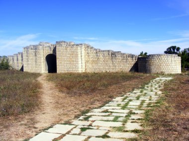 Ancient castel in Bulgaria clipart