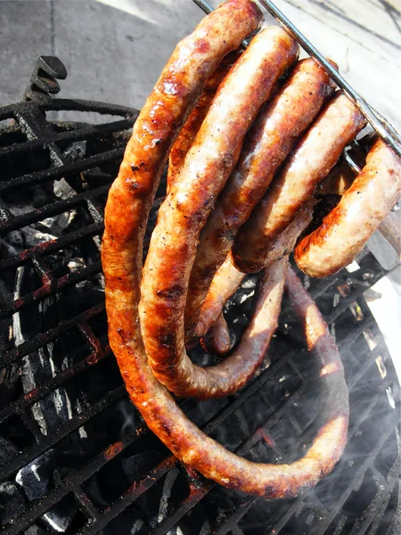 Sausage and barbecue Royalty Free Stock Photos