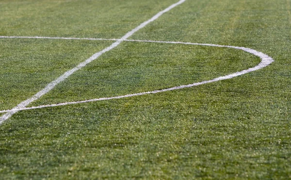 Trawa futbolowa — Zdjęcie stockowe
