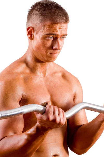 Amateur bodybuilder — Stockfoto
