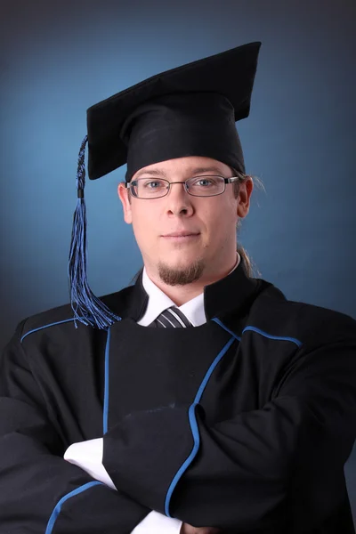Young graduation man — Stock Photo, Image