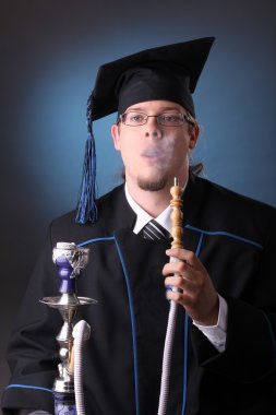 Young graduation man clipart