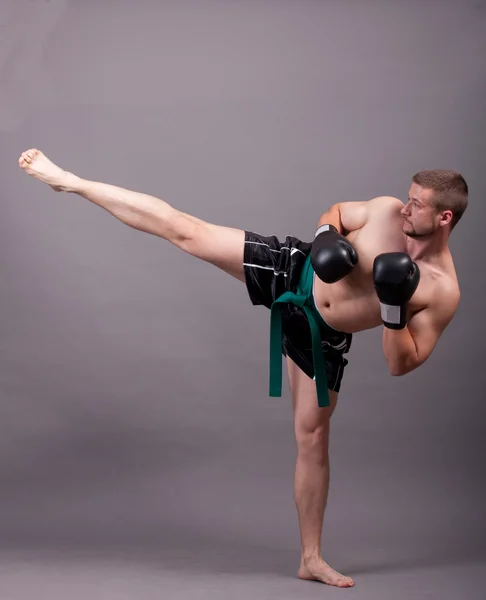 Kick-boxer — Fotografie, imagine de stoc