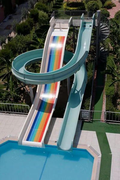 Slide in water park — Stock Photo, Image