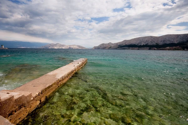 Muelle en Baska, Croacia —  Fotos de Stock