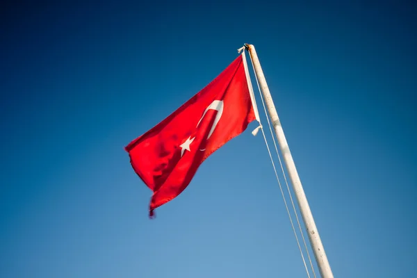 stock image Turkish flag