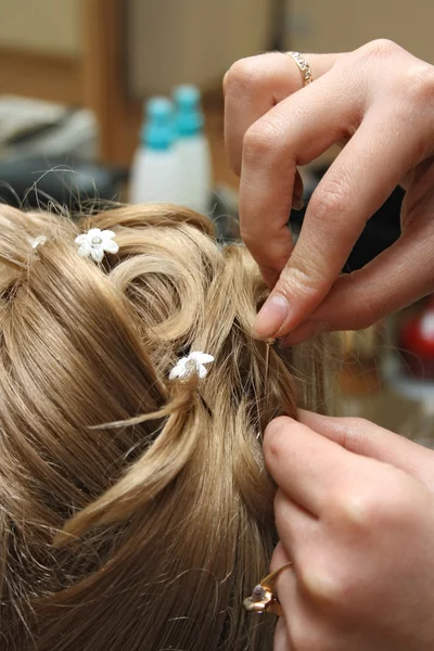 stock image Wedding hairstyle