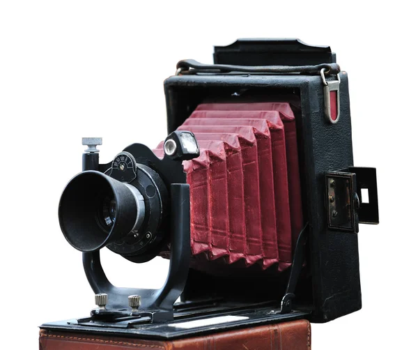 Antike Faltkamera — Stockfoto