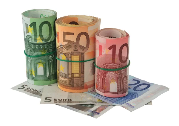 Euros banknotes — Stock Photo, Image
