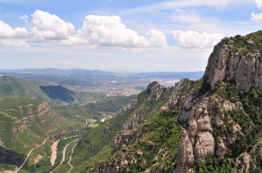 Montserrat mountain clipart