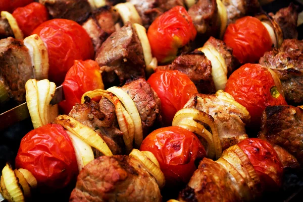 stock image Shish kebab - barbecue