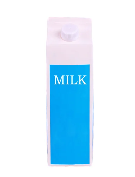 Молоко з картону — стокове фото