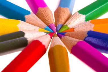 Color pencils clipart