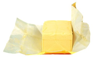 Butter in paper clipart