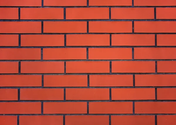 Ściana z czerwonej cegły — Zdjęcie stockowe