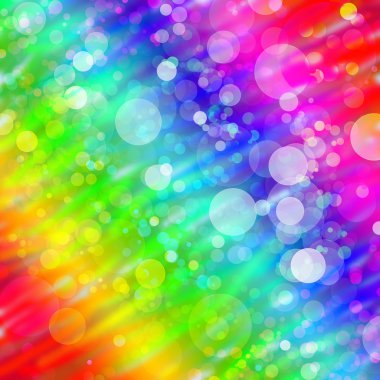 Multicolored abstract bokeh background clipart