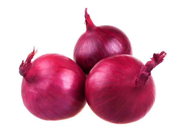 Fresh red onion bulbs — Stock Photo, Image